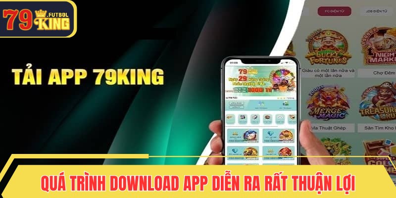 Quá trình download app diễn ra rất thuận lợi